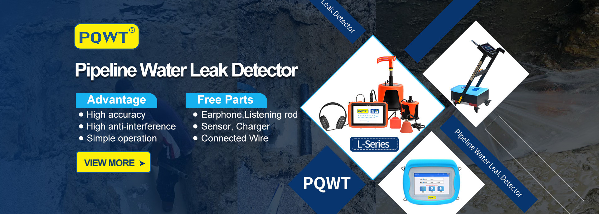 Quality Water Pipeline Leak Detector factory