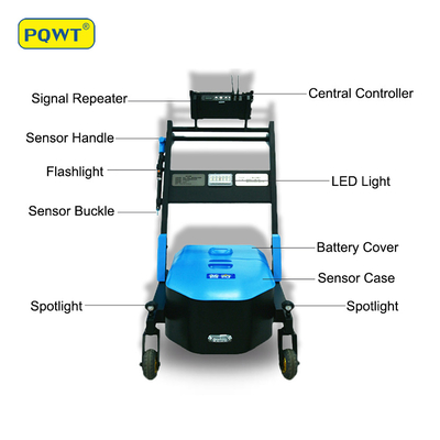 15M Smart Water Pipeline Leakage Detection Trolley 9m Deep PQWT LDC