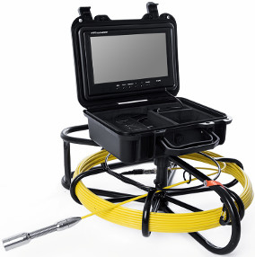 Industry Endoscope Video Pipe Inspection Systems 20M 9inch Sewer Line Camera Inspection