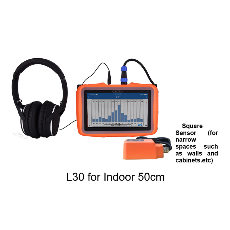 Portable Underground Plumbing Water Leak Detector Tool Set PQWT L30