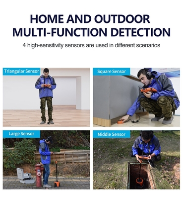 Pqwt-L7000 Pipe Leak Detector Outdoor And Indoor Depth 5 Meters