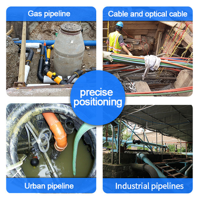 PQWT GX700 Underground Pipe Locators Pipelines Leak Detector Plumbing Buried