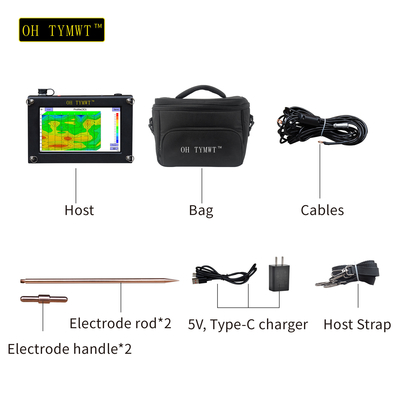 TYM S Series Underground Water Detector Auto Graphing Resistivity Geophysical Survey Equipment