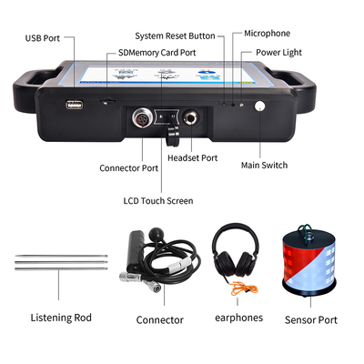 PQWT CL200 Water Leak Detector 2meters Subterranea Wall Water Pipeline Leak Detector