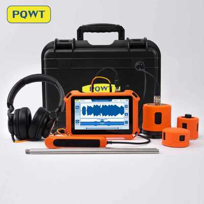 PQWT-125C Leak Detector with AI Acoustic Analysis and Noise Filtering for Time-Domain Waveform Visualization in Water Pipelines