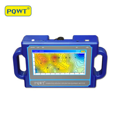 PQWT S500 Water Detector with 0-2000mV Range Rechargeable Lithium Battery and Multiple Frequency for Groundwater Detection