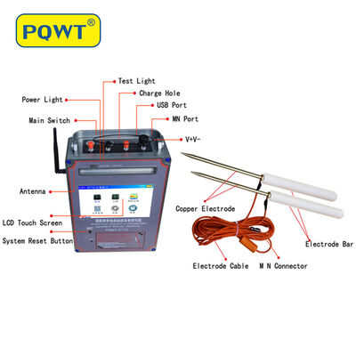 PQWT-TC700 600m Deep Water Detector with Touch Screen and 92% Accuracy for Borehole Water Detection