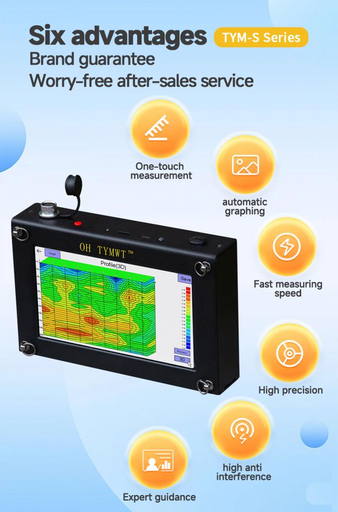 TYM S Series Underground Water Detector Auto Graphing Resistivity Geophysical Survey Equipment 1