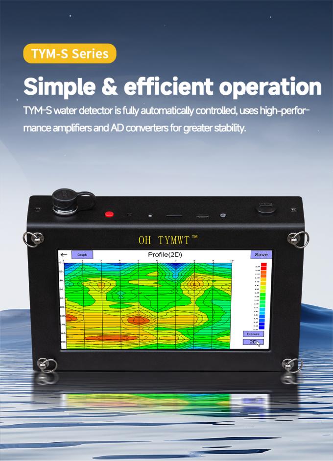 TYM S Series Underground Water Detector Auto Graphing Resistivity Geophysical Survey Equipment 3