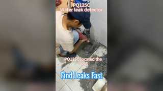 PQWT 125C Leak Detector Pinpoints Leaks Fast